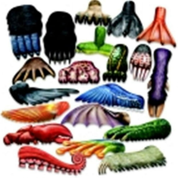 Roylco 1.5 x 4 in. Light-Weight Plastic Animal Paint Scraper, Set 20