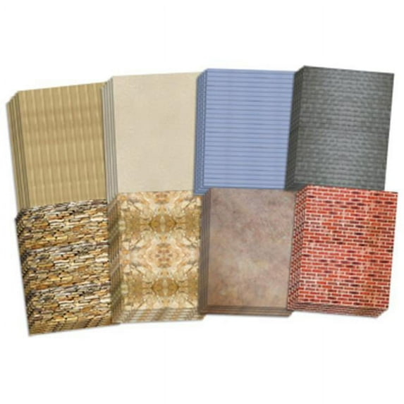 Building Design Paper, 8 Designs, 8-1/2" x 11", 32 Sheets
