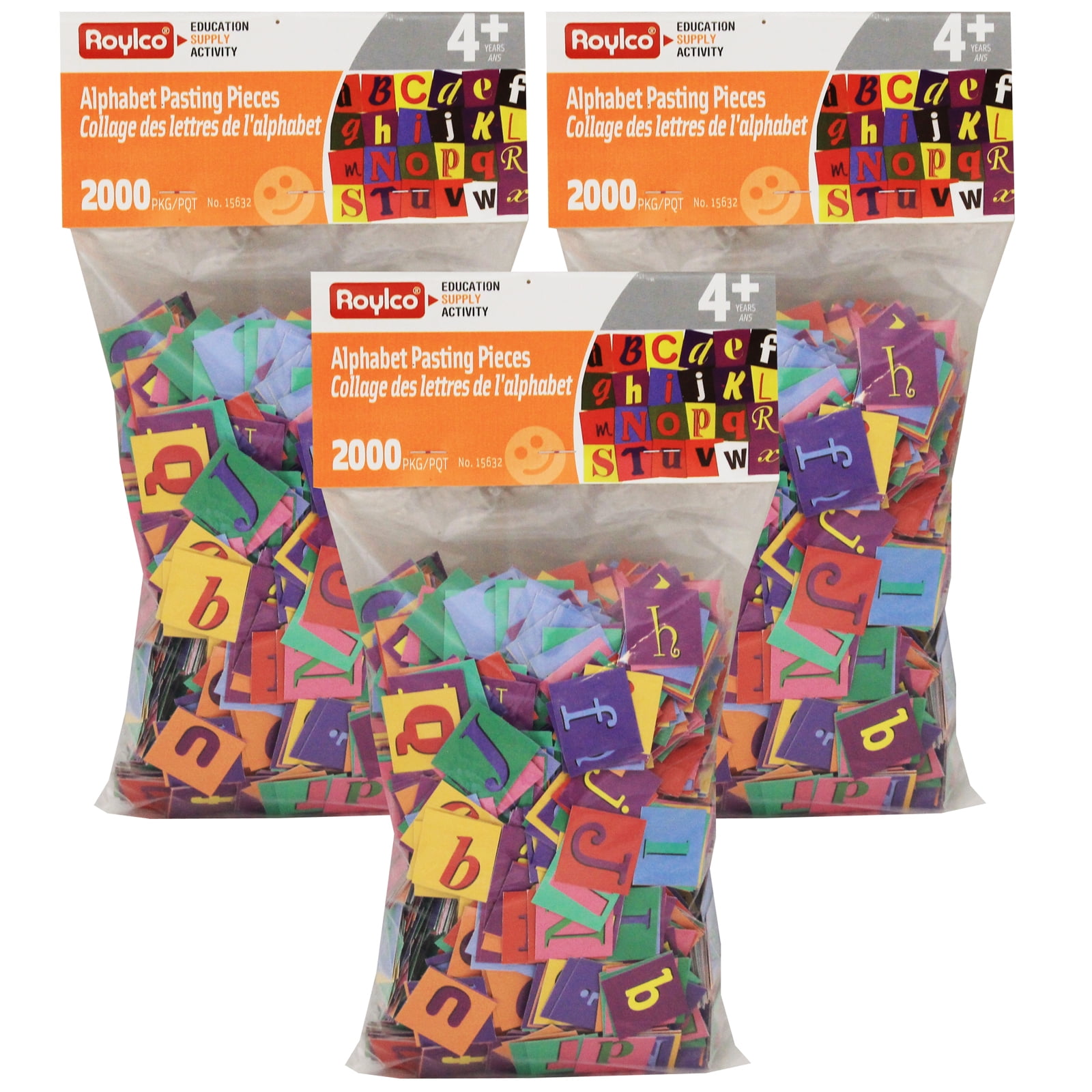 Roylco Lowercase Letter Bead, Assorted Colors, Set Of 288 : Target