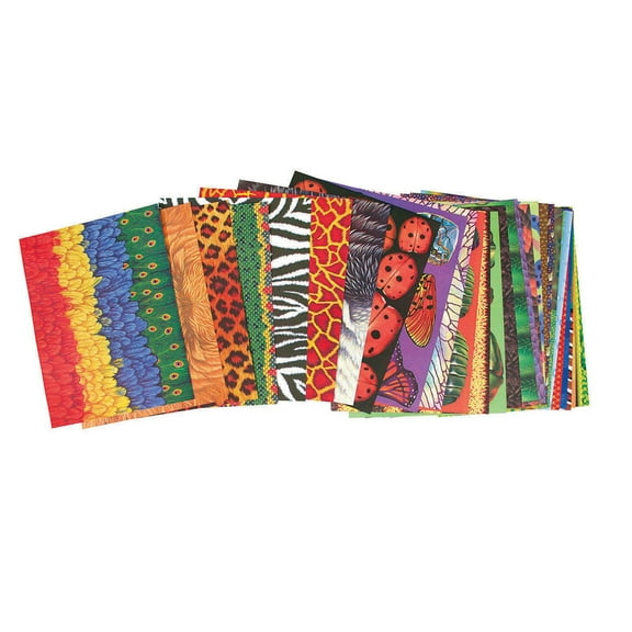 Roylco Animal and Creatures Paper, 8-1/2 x 11 Inches, Pack of 96