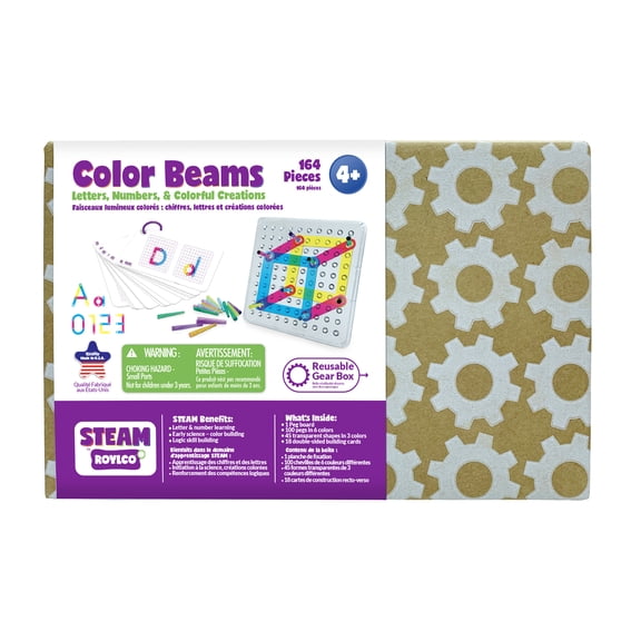 Roylco Color Beams, 164 Pieces