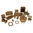thumbnail image 1 of Roylco Doll House Furniture to Decorate, 18 Furniture Pieces, 1 of 2