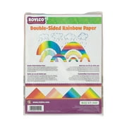 Roylco Double Color Rainbow Paper, 96 Sheets