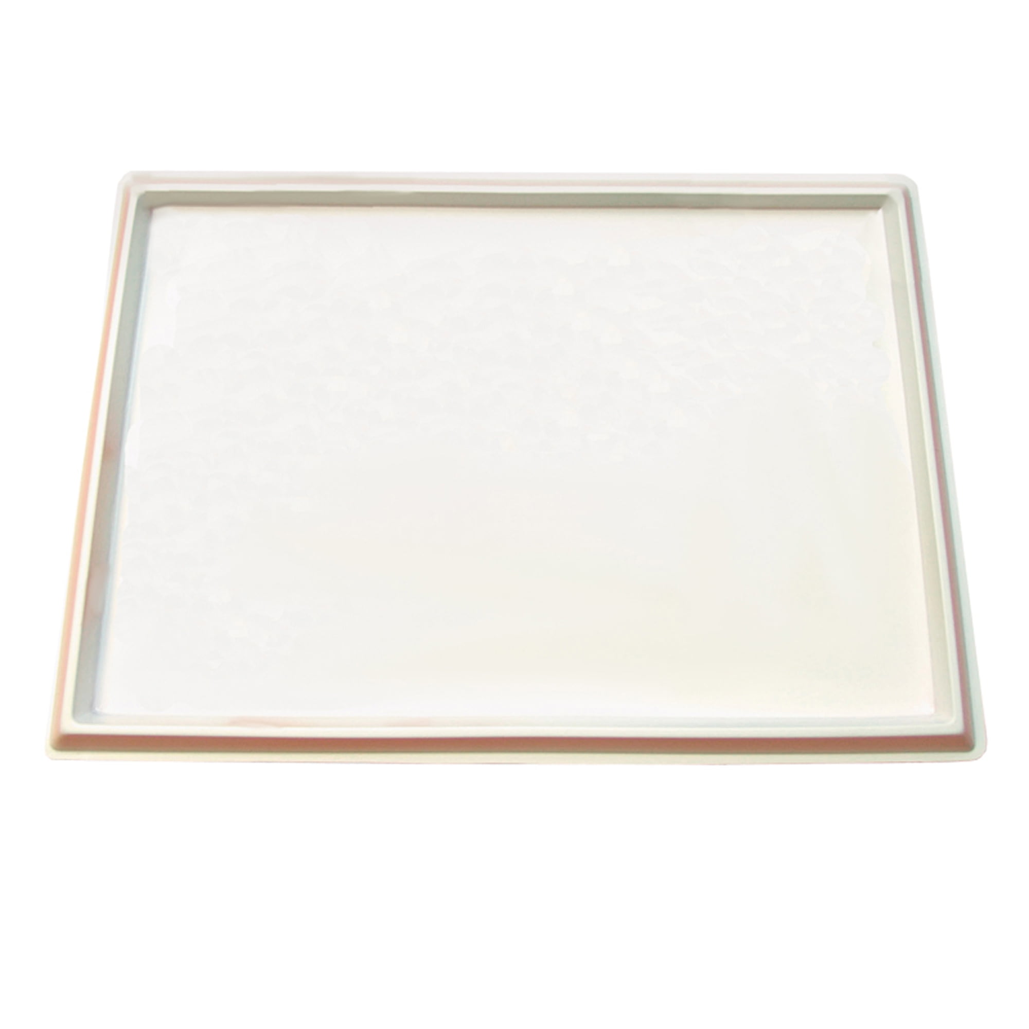 White Durable Plastic Fingerpaint and Craft Tray