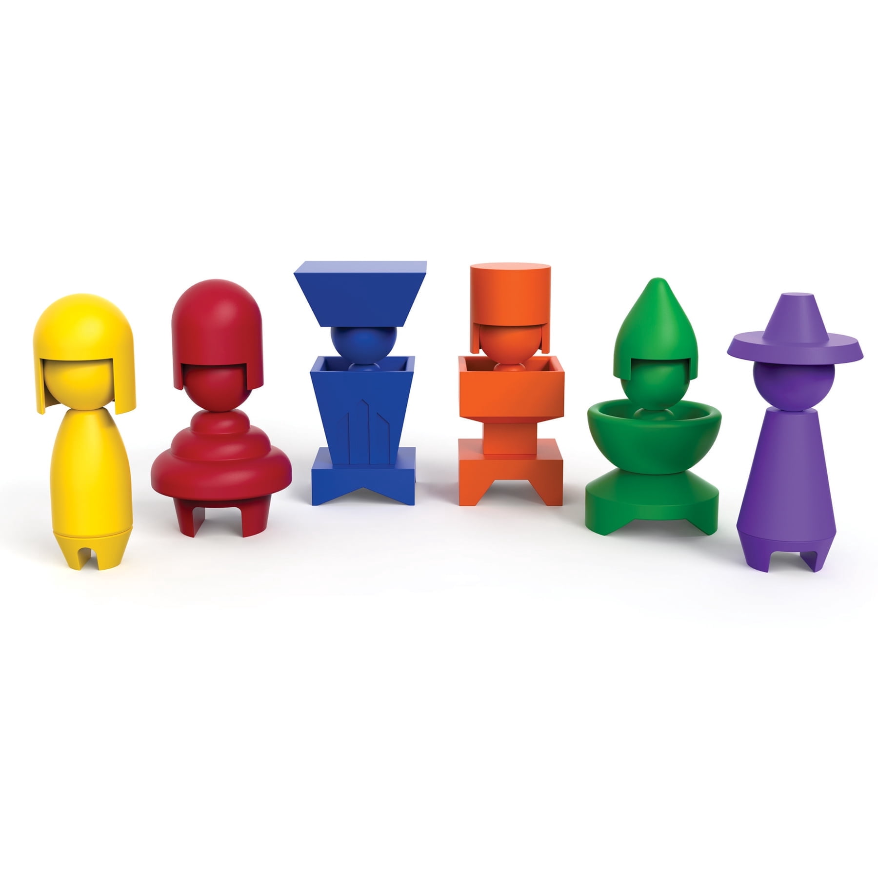 Roylco GEMO Dolls, Set of 6