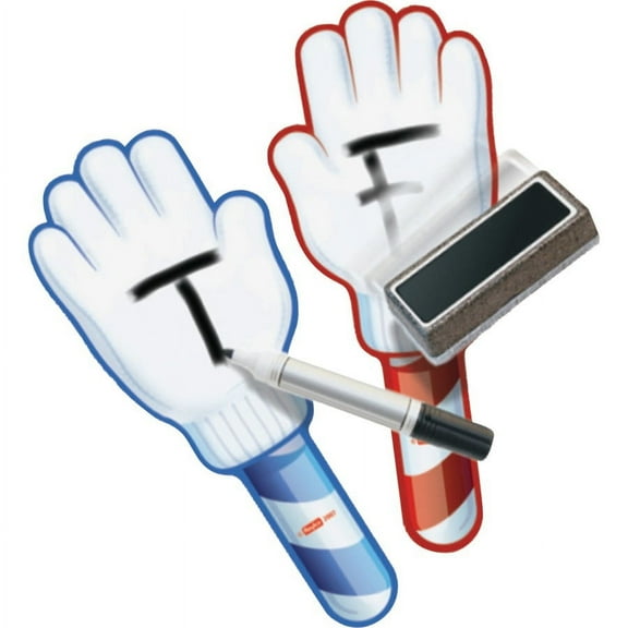 Roylco Hands Up Dry Erase Answer Boards, Pack of 24