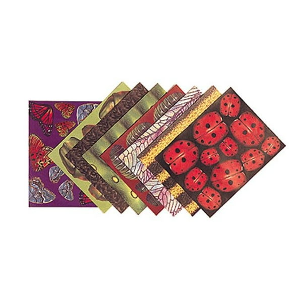 Roylco Bug Design Craft Paper, 8-1/2 x 11 Inches, Assorted Colors, Pack of 40