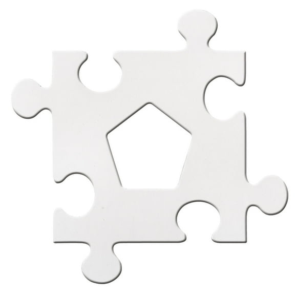 Roylco Picture Frame Puzzle Pieces, 24 Per Pack, 2 Packs