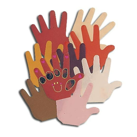 Roylco R51220 Roylco Handlet Padlet - 3.5 in. - 8 skintones - 35 sheets