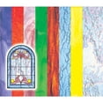 thumbnail image 1 of Roylco Stained Glass Paper - Translucent Craft Paper with 8 Authentic Textures for Sun Catchers & Window Clings - 5.5" x 8.5" Sheets - Pack of 24, 1 of 2
