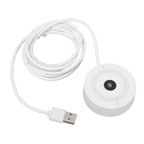 Royliver Portable USB Fingerprint Recorder Portable USB Fingerprint Reader Support for 10 11 PC Laptop Non Password Login Small Scanner Recorder 360 Degree Touch Control Portable