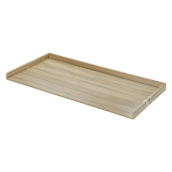 Royxen Laundry Countertop Solid Wood - Washer Dryer Stackable Platform - 54" Wide - Oak Finish