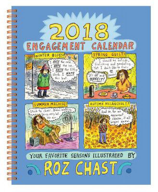 Roz Chast 2018 Engagement Calendar Calendar Walmart roz-chast-2018-engagement-calendar-calendar-walmart