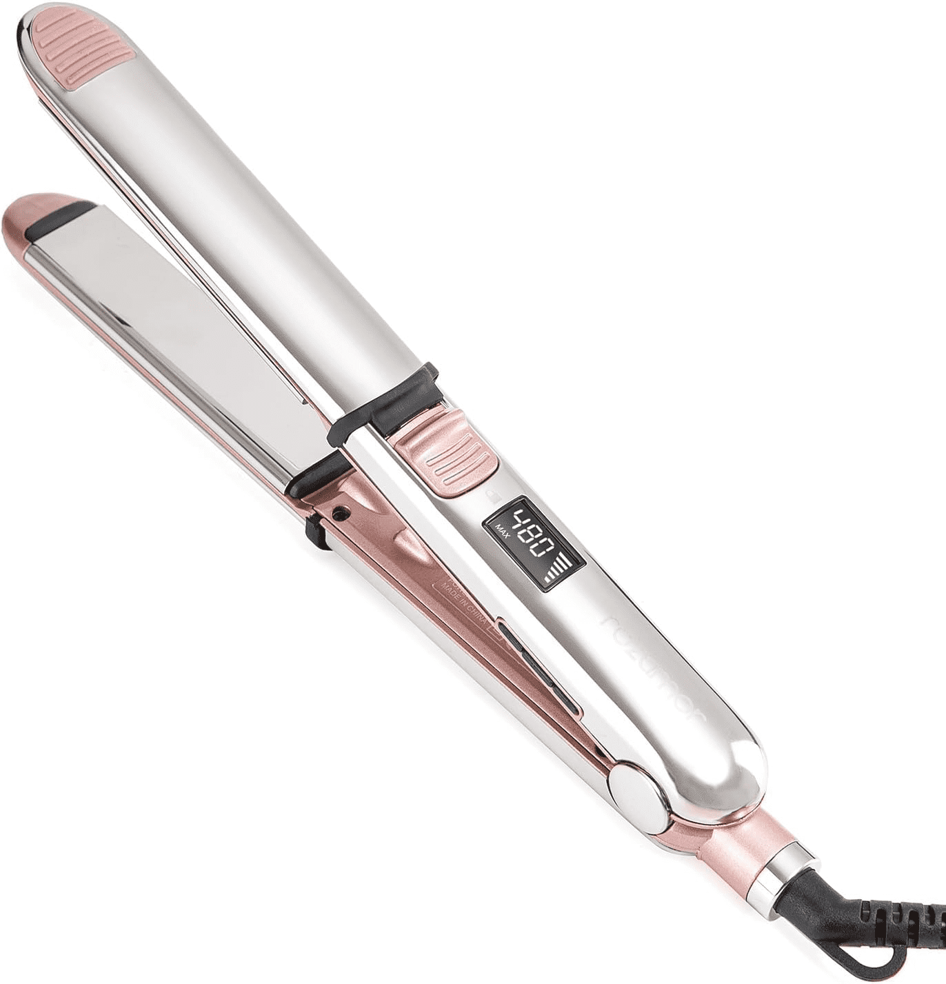 Rozamor Professional Flat Iron Hair Straightener, Titanium Ionic Hair ...