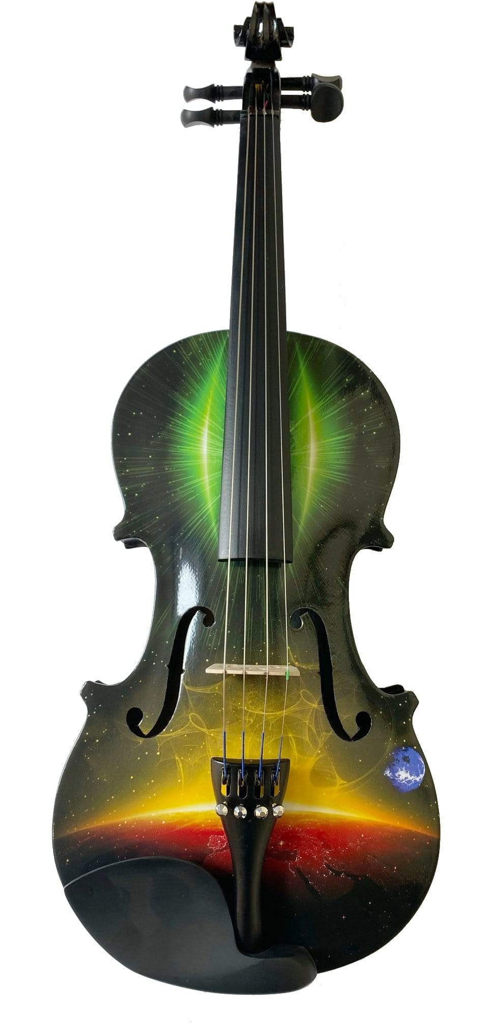 Rozanna's Galaxy Ride Deluxe Violin Outfit 4/4 w Crystal fine tuners Accessories