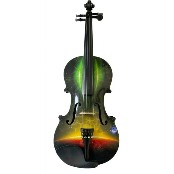 Rozanna's Galaxy Ride Deluxe Violin Outfit 4/4 w Crystal fine tuners Accessories