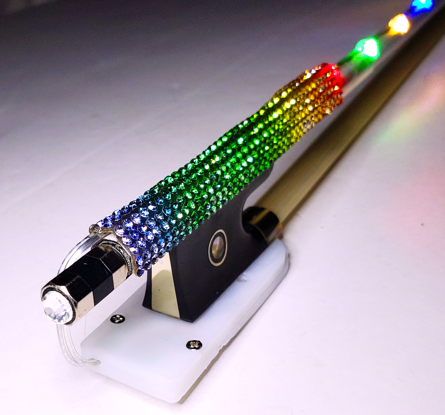 Rozanna's Glow Bow Multicolor Violin with 8 Lighting Settings