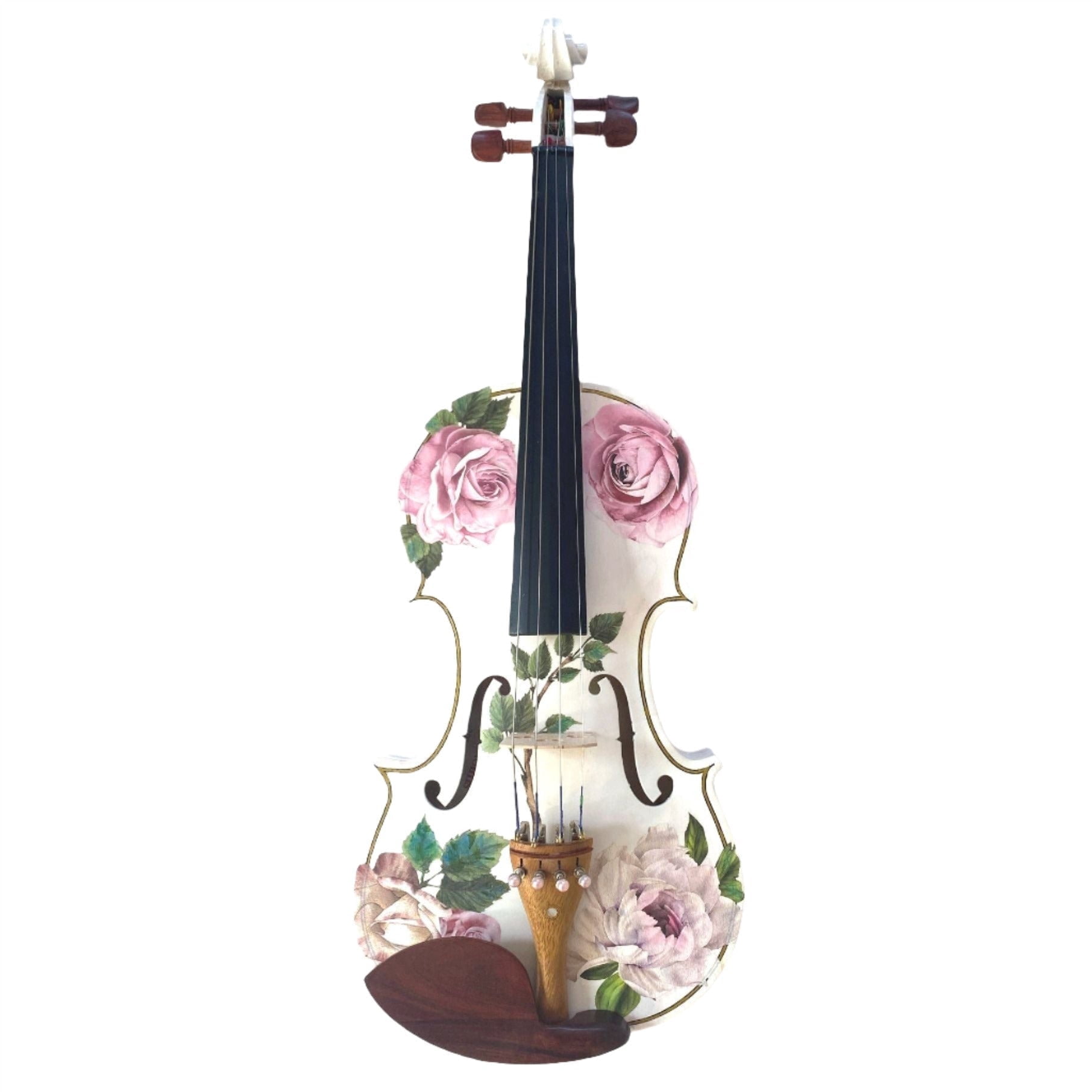 Rozanna's Rose Delight II White Violin Outfit