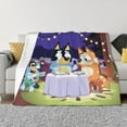 thumbnail image 1 of Rozeui Bluey for Flannel Blanket, Soft Fuzzy Plush King Blanket for Winter, Thick and Warm All-Season Bed Throw-50"x40", 1 of 6