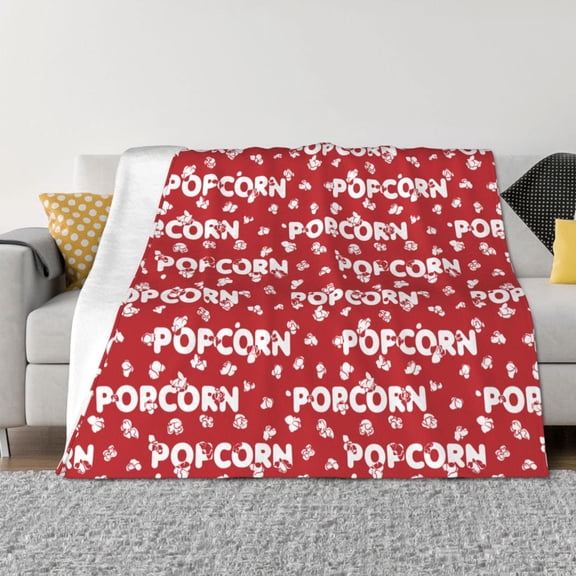 Rozeui Popcorn2 for Flannel Blanket, Soft Fuzzy Plush King Blanket for Winter, Thick and Warm All-Season Bed Throw-50"x40"
