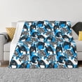 thumbnail image 1 of Rozeui Sea Animal for Flannel Blanket, Soft Fuzzy Plush King Blanket for Winter, Thick and Warm All-Season Bed Throw-40"x30", 1 of 6