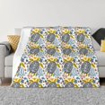 thumbnail image 1 of Rozeui Sea Turtle for Flannel Blanket, Soft Fuzzy Plush King Blanket for Winter, Thick and Warm All-Season Bed Throw-50"x40", 1 of 6
