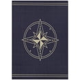 thumbnail image 1 of Rozsa Nautical Compass Area Rug, 1 of 5