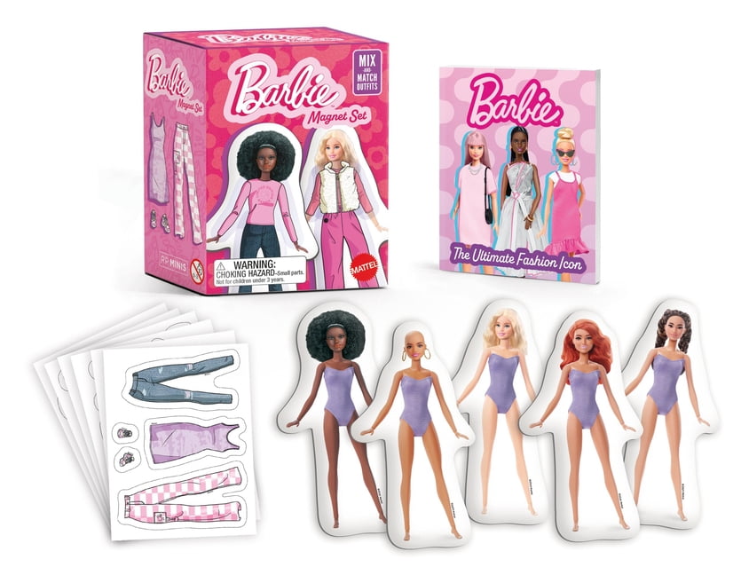 Rp Minis Barbie Magnet Set: Mix-And-Match Outfits! (Paperback