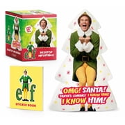 Elf Desktop Inflatable Buddy the Elf Stands 16 Tall Hardcover