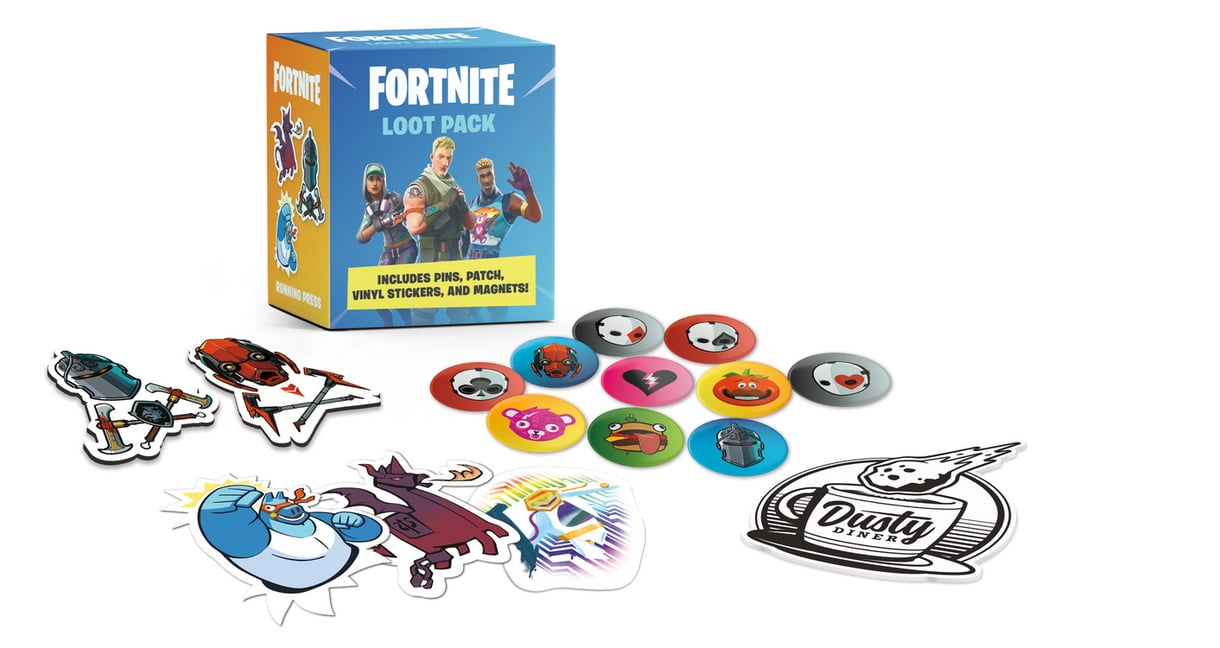 Rp Minis Fortnite (Official) Loot Pack: Includes Pins, Patch, Vinyl Stickers, and Magnets!, (Paperback)