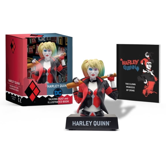Rp Minis Harley Quinn Talking Figure and Illustrated Book, (Paperback)
