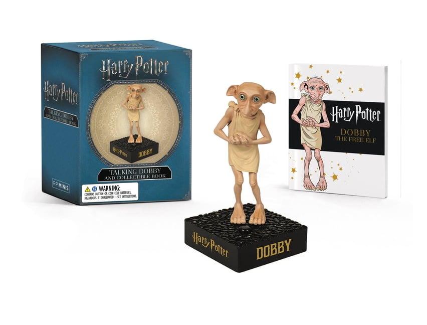 RUNNING PRESS Rp Minis Harry Potter Talking Dobby and Collectible Book, (Hardcover)