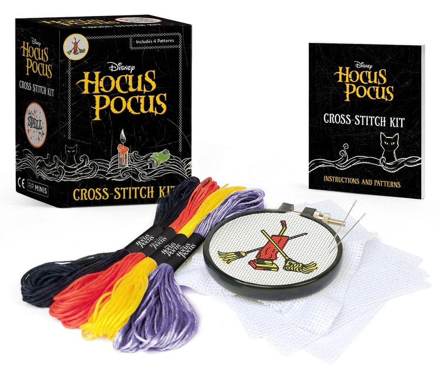 Rp Minis Hocus Pocus Cross-Stitch Kit, (Paperback) - Walmart.com