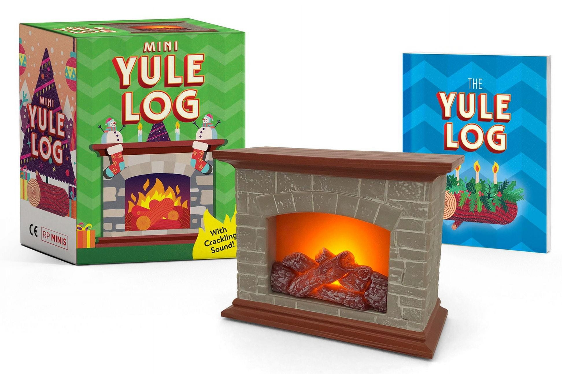 RUNNING PRESS Rp Minis Mini Yule Log: With Crackling Sound!, (Hardcover)