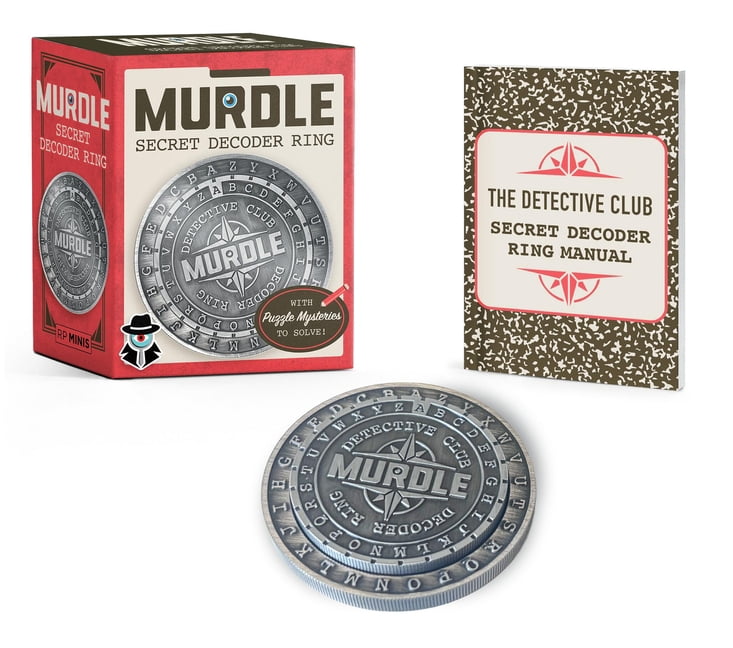 Rp Minis Murdle Secret Decoder Ring: With Puzzle Mysteries to Solve!, (Paperback)