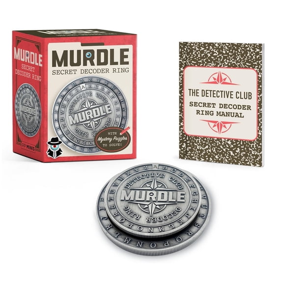 Rp Minis Murdle Secret Decoder Ring: With Puzzle Mysteries to Solve!, (Paperback)