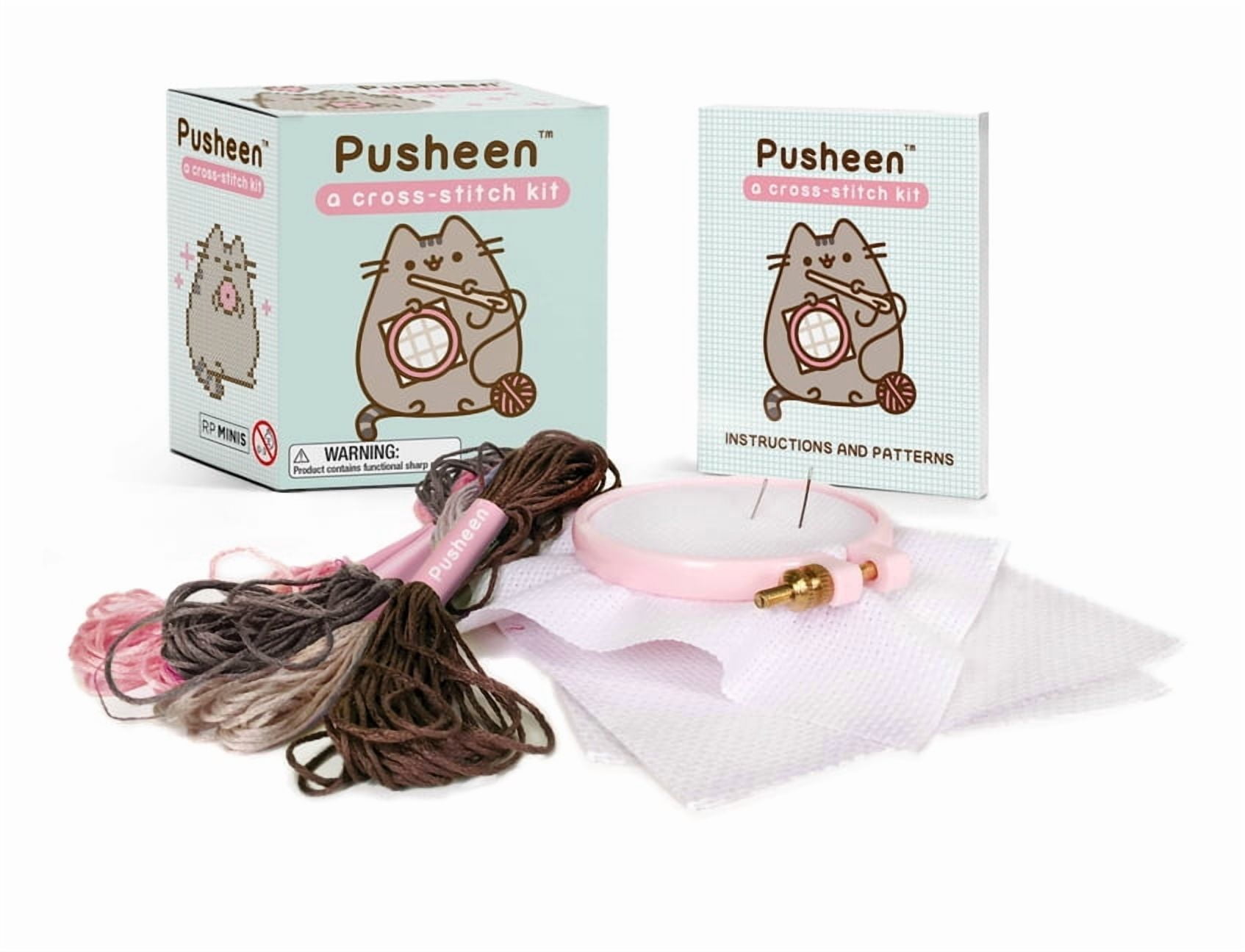 CLAIRE BELTON Rp Minis Pusheen: A Cross-Stitch Kit, (Hardcover)