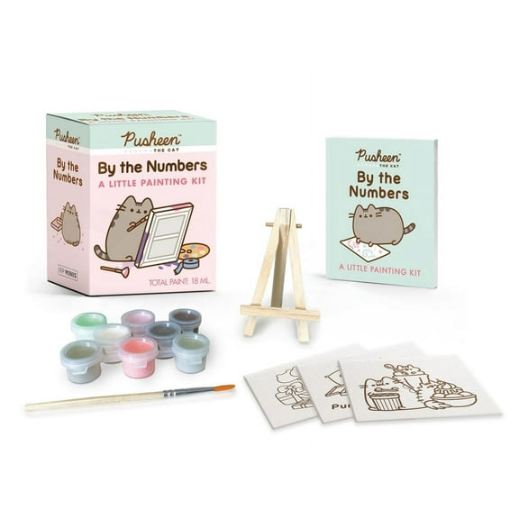 Rp Minis Pusheen by the Numbers: A Little Painting Kit, (Paperback)