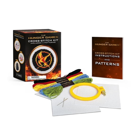 Rp Minis The Hunger Games Cross-Stitch Kit: Includes 4 Patterns, (Paperback)