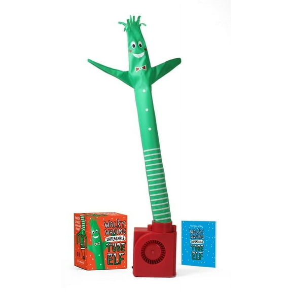 Rp Minis Wacky Waving Inflatable Tube Elf, (Hardcover)