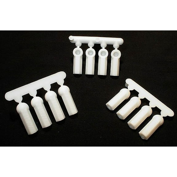 RPM R/C Products 73381 Heavy Duty Rod Ends White (12)