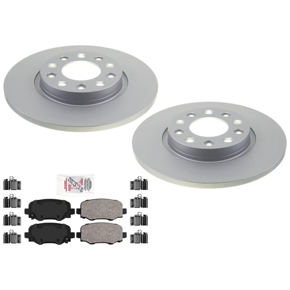 Rr Performance Coated Disc Brake Rotors for Jeep Trailhawk 14-23 3.2L V6 320MM