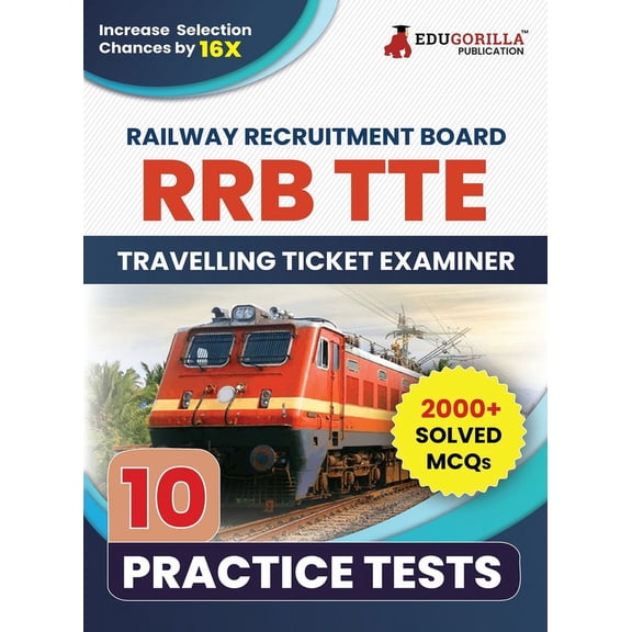 Rrb Tte: Travelling Ticket Examiner Recruitment Exam Book 2023 (English Edition) Railway Recruitment Board 10 Practice T, (Paperback)