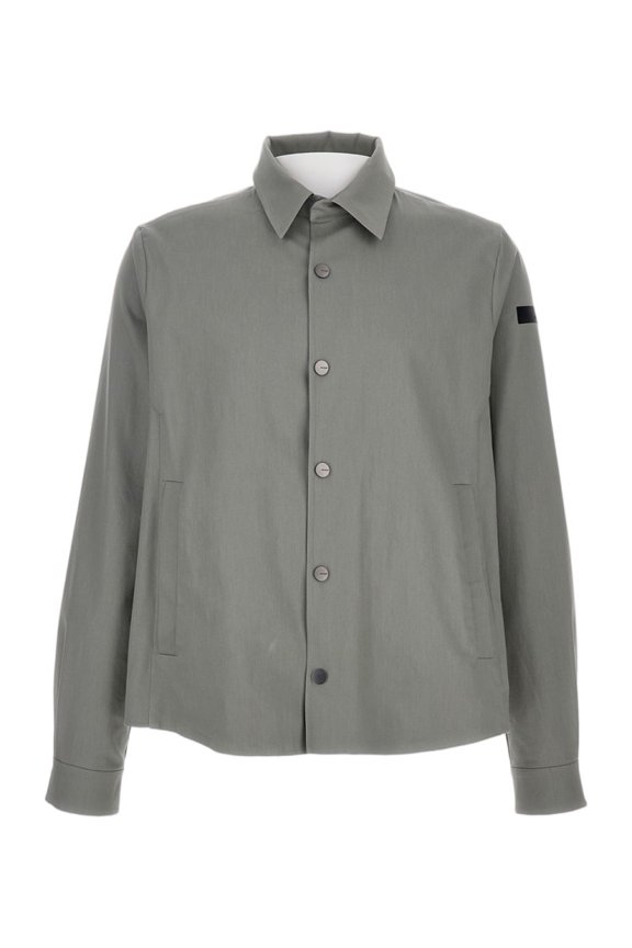 Green Lightweight Jacket With Button-Up Front (Men's)