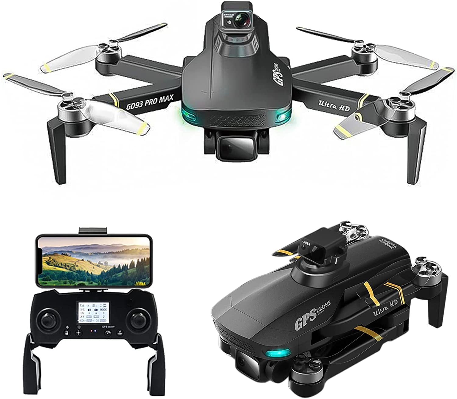  Drone 3 Axis Gimbal 4k Obstacle Avoidance,Gps Drone with 3 Axis  Gimbal 4k Camera for Adults,Gps 4k Drones with 3 Axis Gimbal Eis Camera for  Adults Beginners,4k Drones with Camera Follow