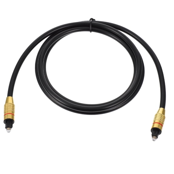 UEETEK 1Pc Optical Audio Cable with Gold Plated Connectors for Speaker Black
