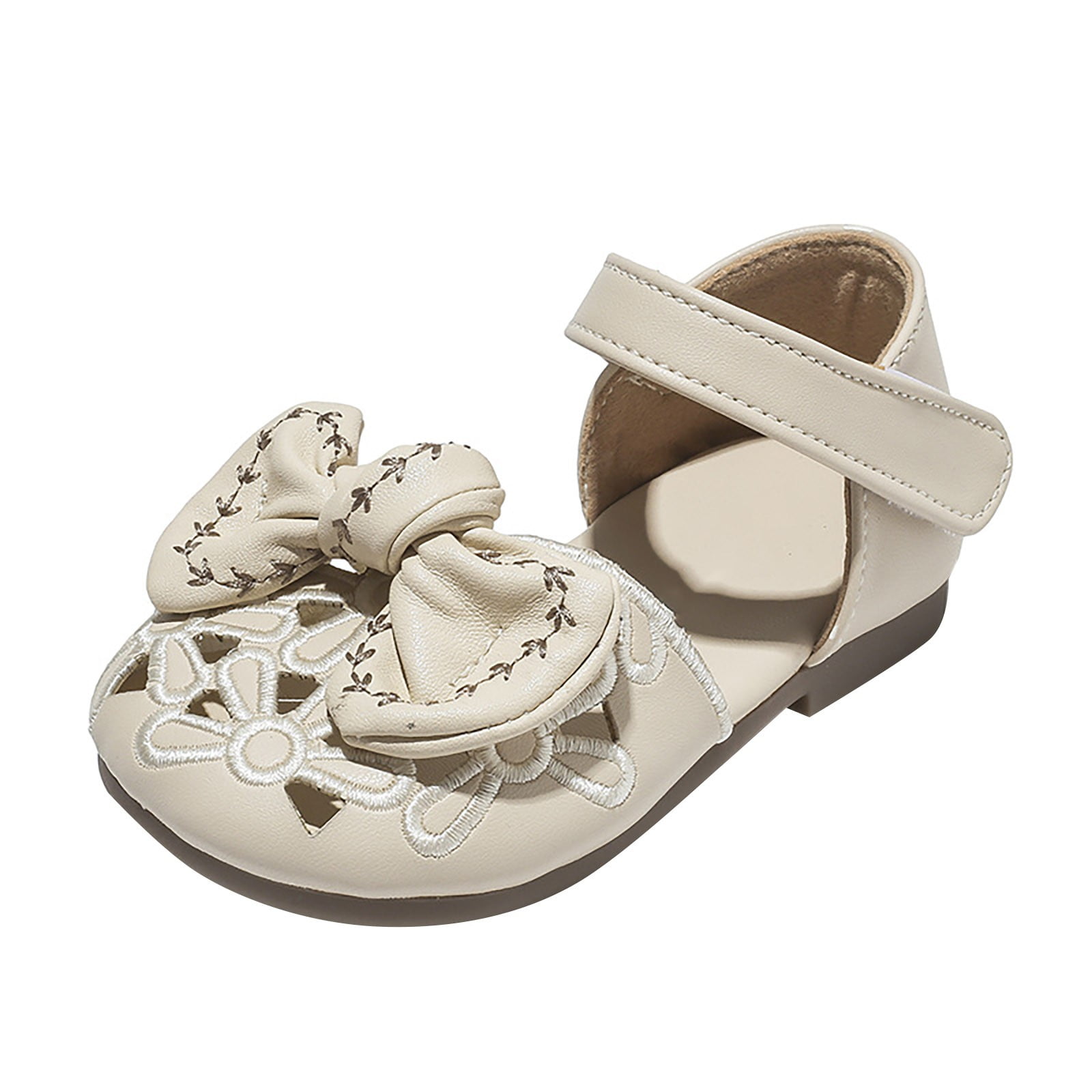 Rrunsv Baby Shoes Girls Platform Sandals Closed Toe Lace Up Ankle Strap ...