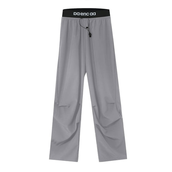 Rrunsv Girls Cargo Pants Streetwear Dance Pants Cotton Elastic Waist Multi Pockets Jogger Sweatpants Grey,11-12 t