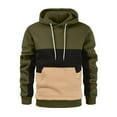 thumbnail image 1 of Rrunsv Hoodies for Men Casual Zip Up Hoodies with Pockets Long Sleeve Fashion Sweatshirt Sports Hooded Jacket Boys Clothes Green,M, 1 of 5