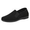 thumbnail image 1 of Rrunsv Loafers for Men Men's Casual Slip on Loafers Breathable Driving Shoes Black,8.5, 1 of 5